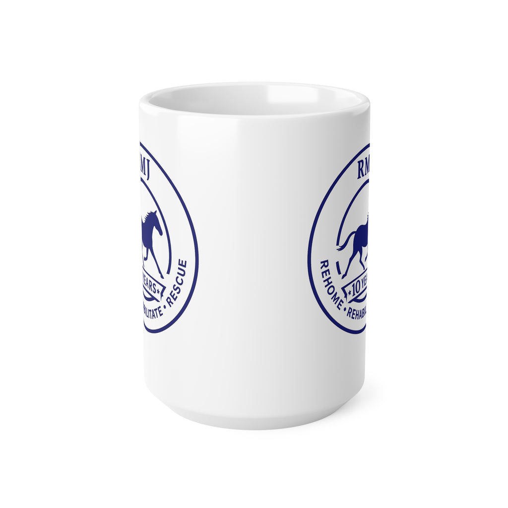RMJ Supporter Comemorative Mug — RMJ 10 Years Ceramic Coffee Cup (11oz & 15oz)