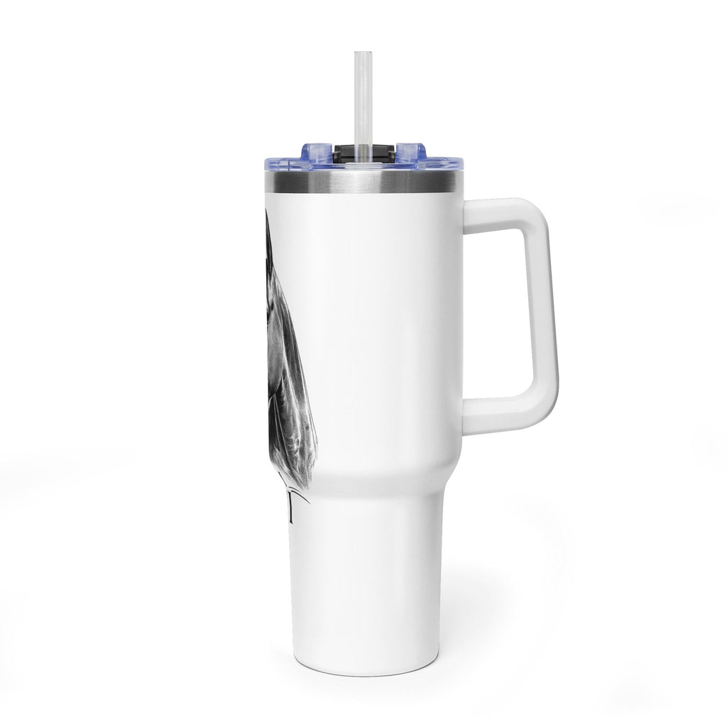 40oz Horse Tumbler - 'Team Avi' Vacuum Insulated Travel Mug