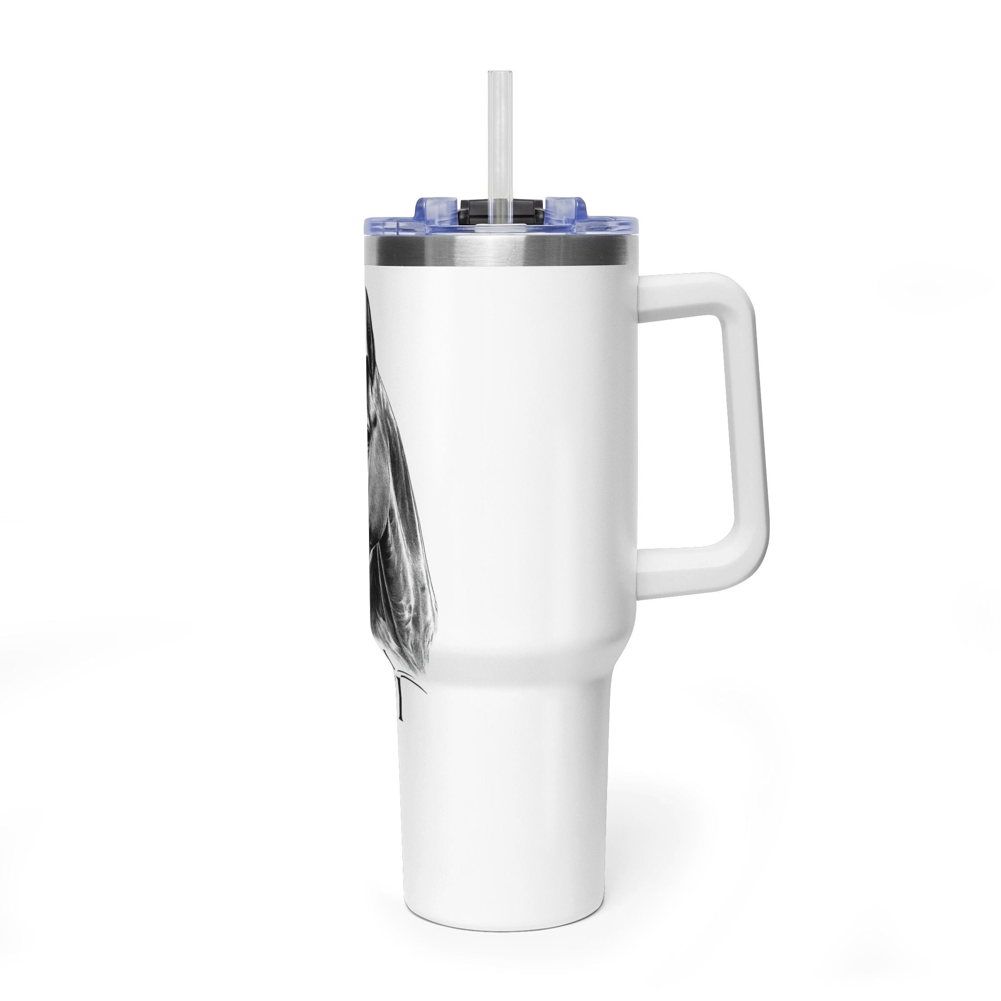 40oz Horse Tumbler - 'Team Avi' Vacuum Insulated Travel Mug