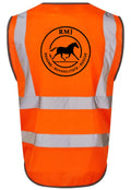 RMJ Supporters Unisex Hi Viz Tabard - Zip Fastening