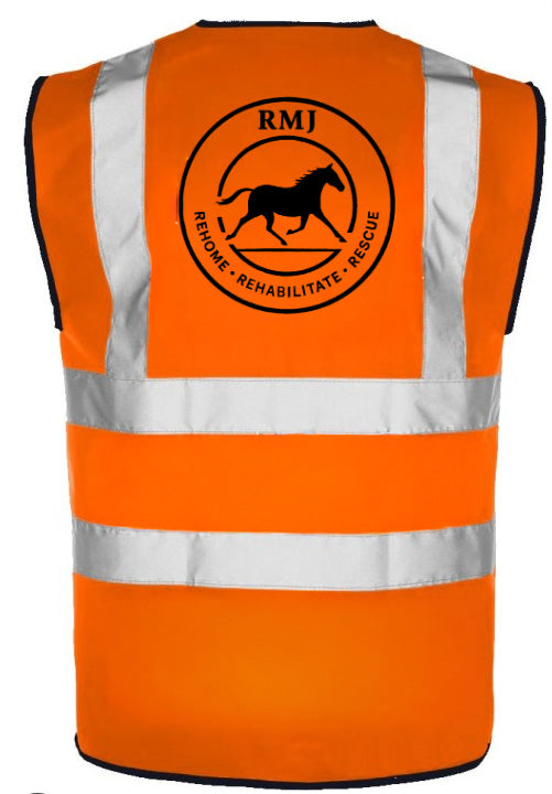 RMJ Supporter Unisex Hi-Viz Tabard - Velcro fastening